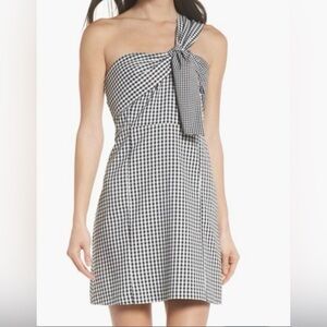 SAM EDELMAN Elegant Black and White Gingham Dress 👗